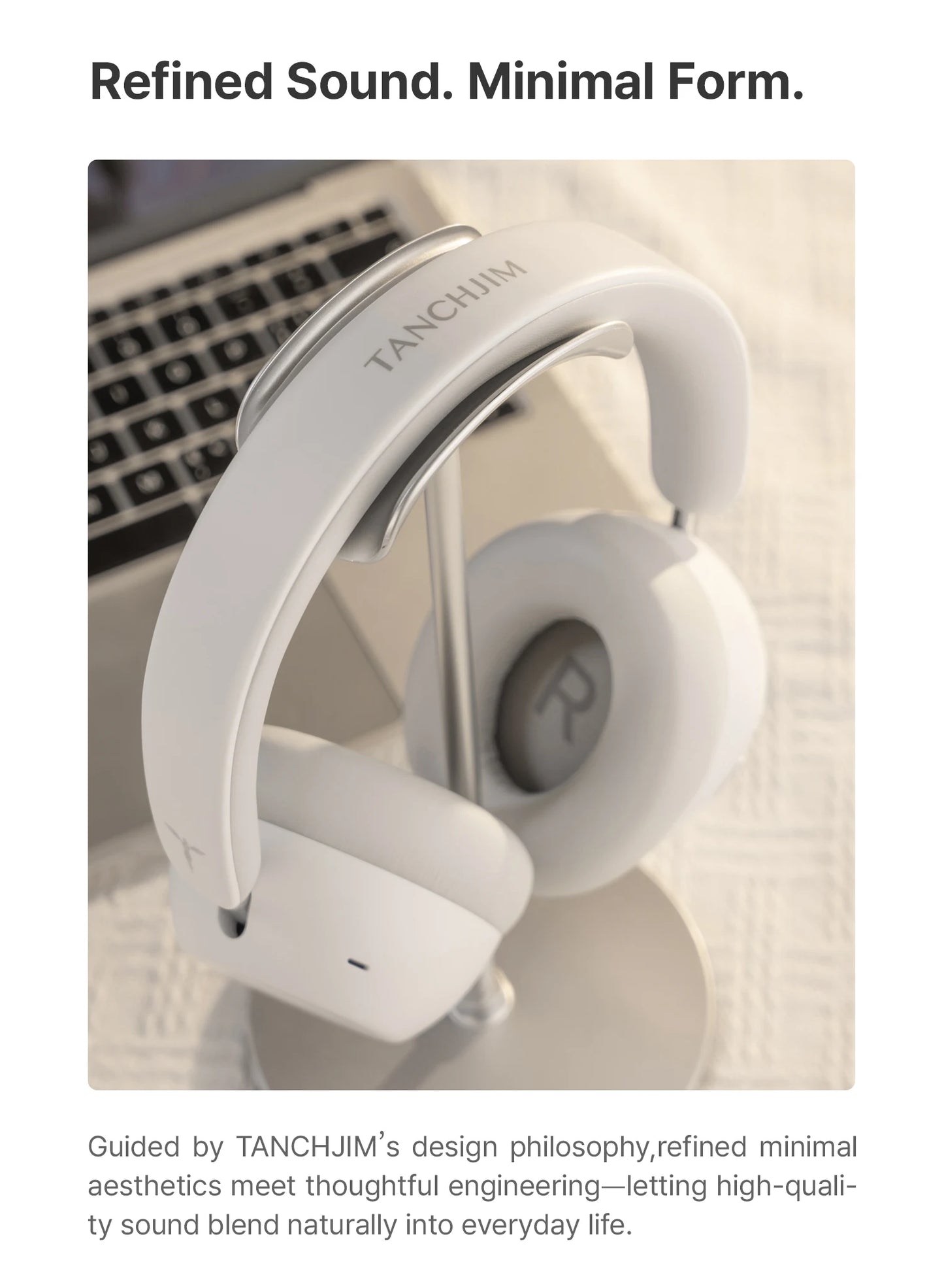 TANCHJIM RITA HiFi Bluetooth Headset Wireless/Wired LDAC ANC・ENC 40mm DMT5 Dynamic Driver Bluetooth 6.0 + 3.5mm Gaming Over-Ear