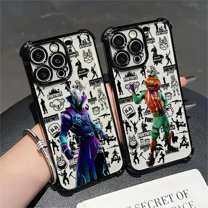 Hot Game F-Fortnites Beschichtete Handyhülle für Samsung A37 A57 A07 A36 A16 A06 A35 A55 A25 A26 A05s A15 A54 A34 A24 A14 A05 4G 5G