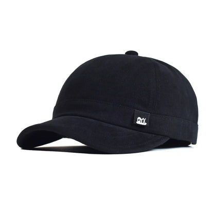 Czapka baseballowa w stylu vintage z krótkim daszkiem, bawełniana, męska i damska, miękka czapka typu „dad hat”, regulowana, w stylu trucker, czapki o niskim profilu