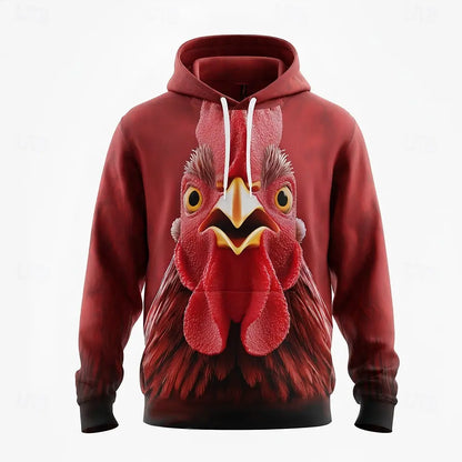 Moška kapučasta majica Wolf 3D Fantasy z okroglim izrezom, darilo za zabavo, klubska majica z vrvico za zategovanje, kapučaste majice, jesen-zima, oblikovalec