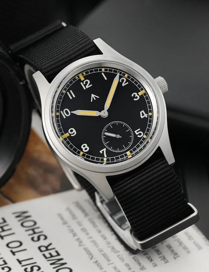Militado D12 Quartz Watch Men VD78 Movement Domed Sapphire Crystal V2 Clear AR Coating Wristwatch 10Bar Water Resistance Watch