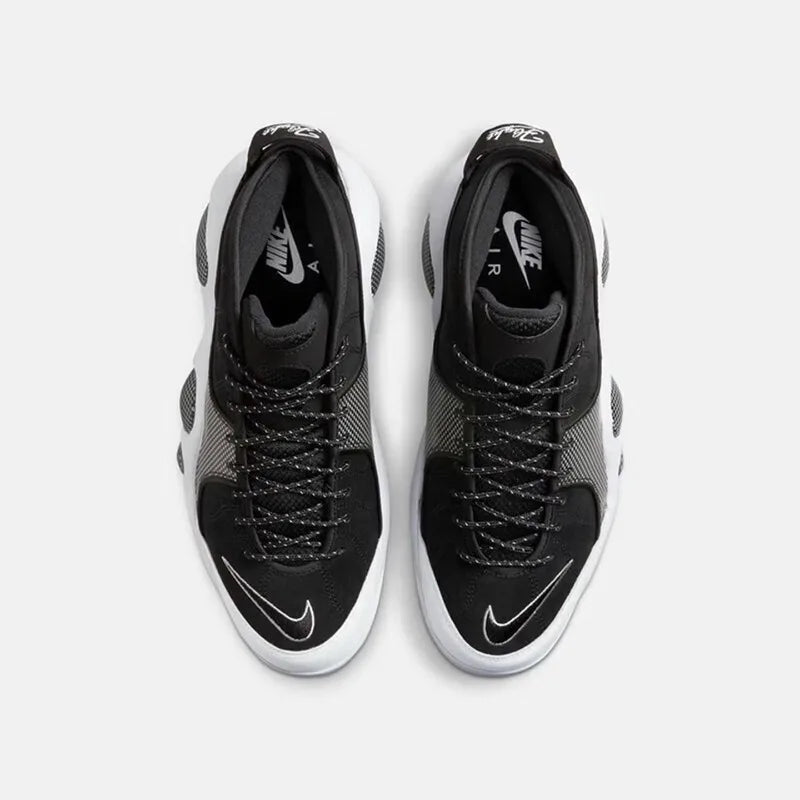 Nike Casual Men's Shoes Air Zoom Flight95 Basketball Shoes Black & White Big Eyes DM0523-001