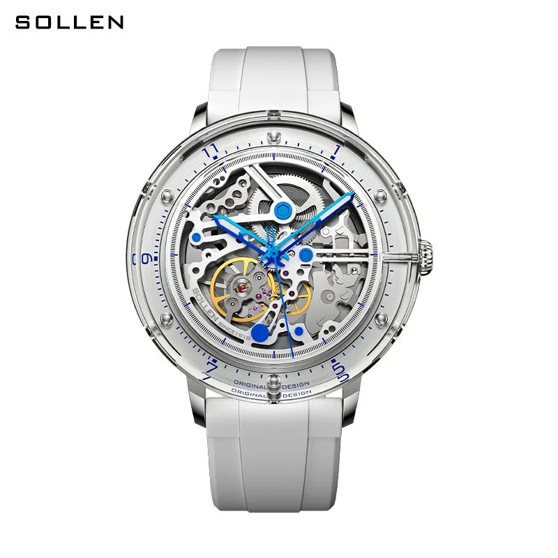 Luxury Brand Mens Automatic Watches Pagani Design Transparent Mechanical Watch For Men Sport Mechanical Skeleton Wristwatch Relo