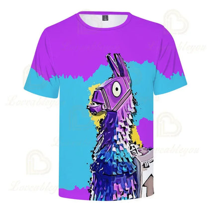 Fortnite Victory Royale Ninja Fashion 3D-T-Shirts, Sommer-Kurzarm, Kinderkleidung, Cartoon-Print, Babykleidung, Kinder-T-Shirt