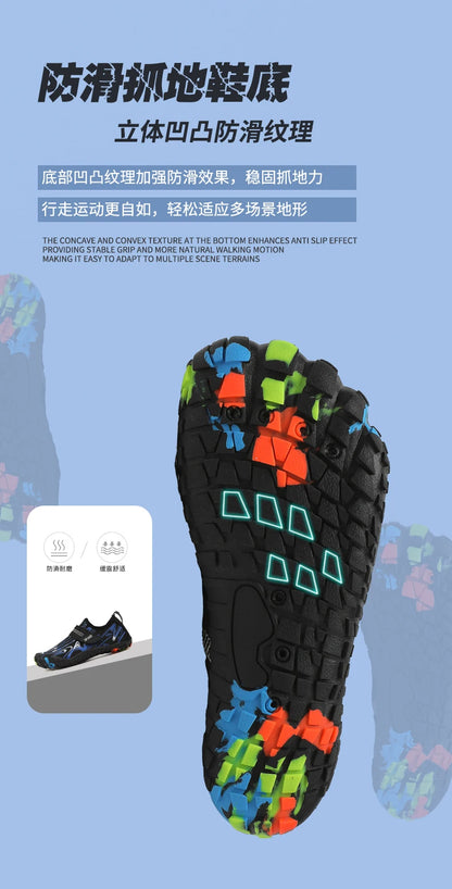 Neue schnelle Strand- und Tauchschuhe für Kinder, Jungen und Mädchen, Qianjiang Schwimmschuhe, Indoor-Fitness-Bodenschuhe, Badeschuhe 29-38#