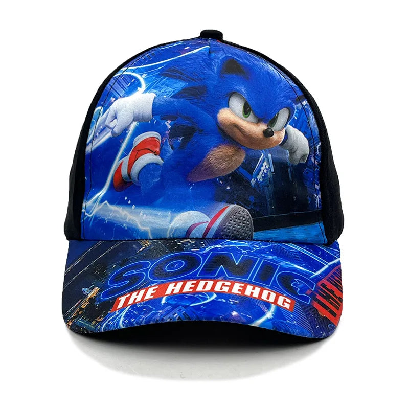 50–54 cm vaikų „Sonic“ animacinio filmo beisbolo kepurė su anime ežiu „ShadowTails“ ir „Knuckles“ personažais, apsauganti nuo saulės, aksesuaras, dovana