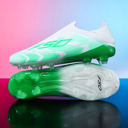 Nouvelles chaussures de football pour hommes, de haute qualité, très vendues, antidérapantes, mi-hautes, légères, pour l'extérieur, crampons de match, pour l'entraînement sur gazon.