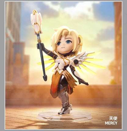 POP MART Overwatch Play of The Game Series Blind Box originale, Mystery Box a sorpresa, graziose action figure anime, ornamenti e statuette