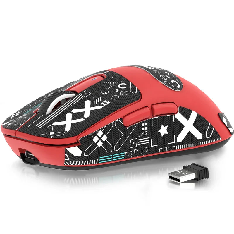 ATTACK SHARK X3 trådløs gamingmus PixArt PAW3395 49g SUPERLIGHT, BT/2.4G trådløs/kablet, 6 justerbare DPI op til 26000