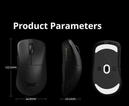 ATK Z1 Pro Max Ultra безжична геймърска мишка с персонализирани крачета, PAW3950, Ultra Smart Speed Wireless, 8k честота на отчитане, 0.39ms ниска латентност