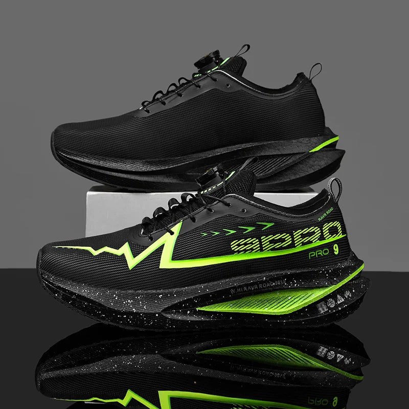 Casual Running Shoes Men Marathon Sports Carbon Board Breathable Lightweight Women's Comfortable Athletic Nonskid Sneakers 2026