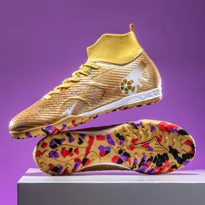 Men Soccer Shoes Breathable Football Boots Futsal Ultralight Professional Training Sneakers Unisex Grass Cleats Match Sport