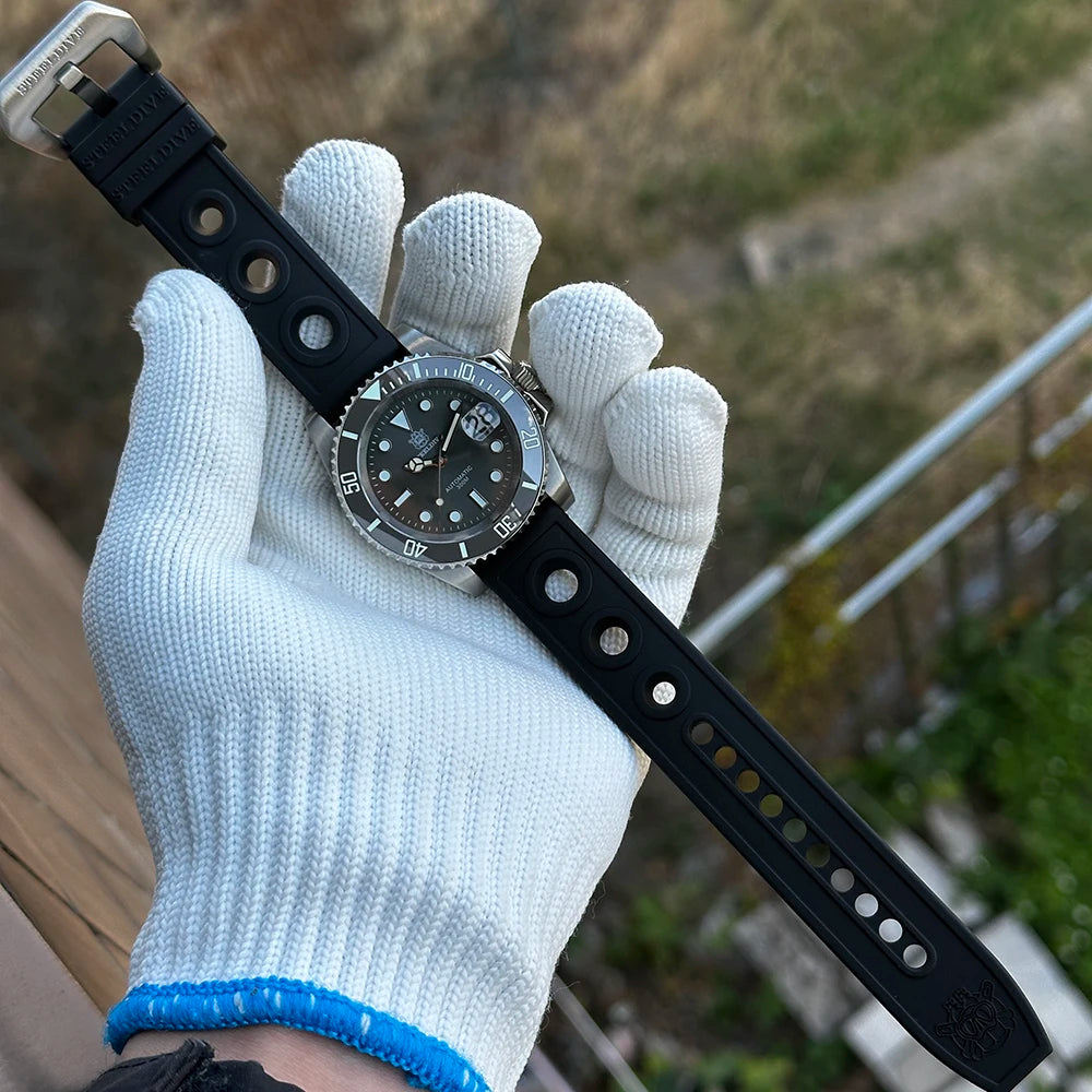 STEELDIVE Brand  SD1953 Gray Dial Stainless Steel NH35 Watch Ceramic Bezel 41mm Sapphire Glass Men Dive Watches  hombre