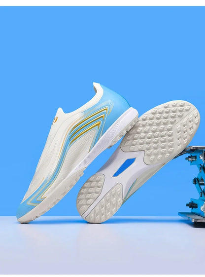 Nouvelles chaussures de football pour hommes TF/FG, chaussures de football professionnelles de haute qualité, chaussures de futsal unisexes pour femmes, vente chaude, crampons ultralégers, baskets.