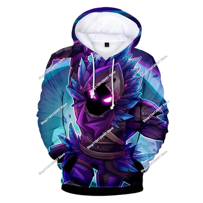 Children's Clothing Autumn Pullover T-shirt Hoodie New Fortnite Kids' Casual Wear Comfortable Streetwear