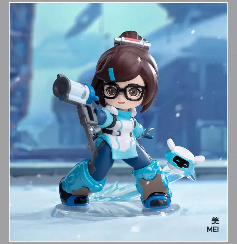 POP MART Overwatch Play of The Game Series Blind Box originale, Mystery Box a sorpresa, graziose action figure anime, ornamenti e statuette