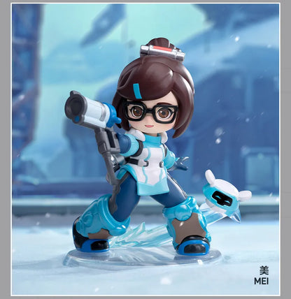POP MART Overwatch Play of The Game Series Blind Box originale, Mystery Box a sorpresa, graziose action figure anime, ornamenti e statuette
