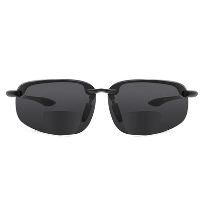 MAXJULI Bifocal Sunglasses for Women Men,TR90 Frame Ultra Lightweight and Sun Reading UV Protection 8001
