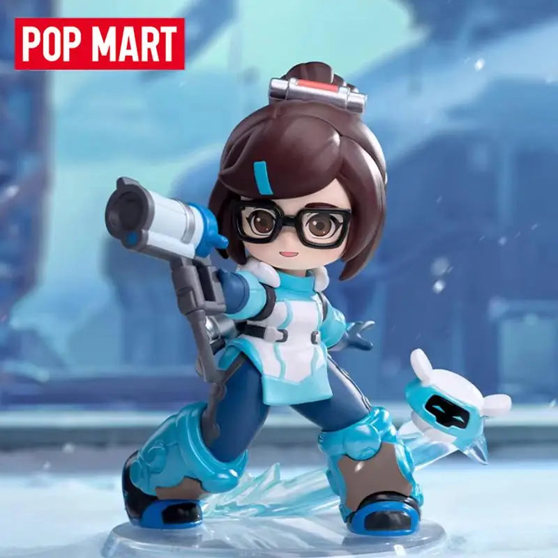 POP MART Overwatch Play of The Game Series Blind Box Mystery Box Toys Kawaii Ornaments Figurines Home Decor Desktop Model Dolls