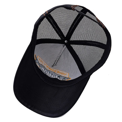 Unisex Summer Fishing Baseball Cap Breathable Mesh Trucker Hat Men Women Big Fish Fisherman Style Cap Fashion Outdoor Hat Cap