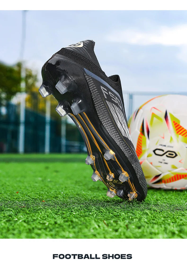 New Men's Soccer Shoes Grass Adult Football Boots FG Ultralight Sport Indoor Cleats Non-Slip Turf Futsal Comfortable  Sneakers