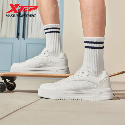Xtep обувки за скейтборд – леки летни спортни обувки с дебела подметка, ниски, модни кецове в уличен стил 875319310016