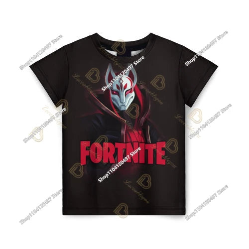 Summer Fashion Fortnite Mascot 3D Print Kids T-Shirt Casual T-shirt Boys Girls Unisex Children's Clothing T-shirt Tops