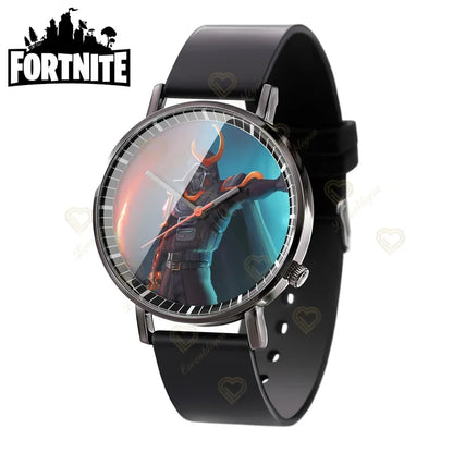 Wrist Watch F-Fortnite Cook Watch Trend Fashion Creative Quartz Student Watches Battle Game Figure Model Kids Birthday Gift