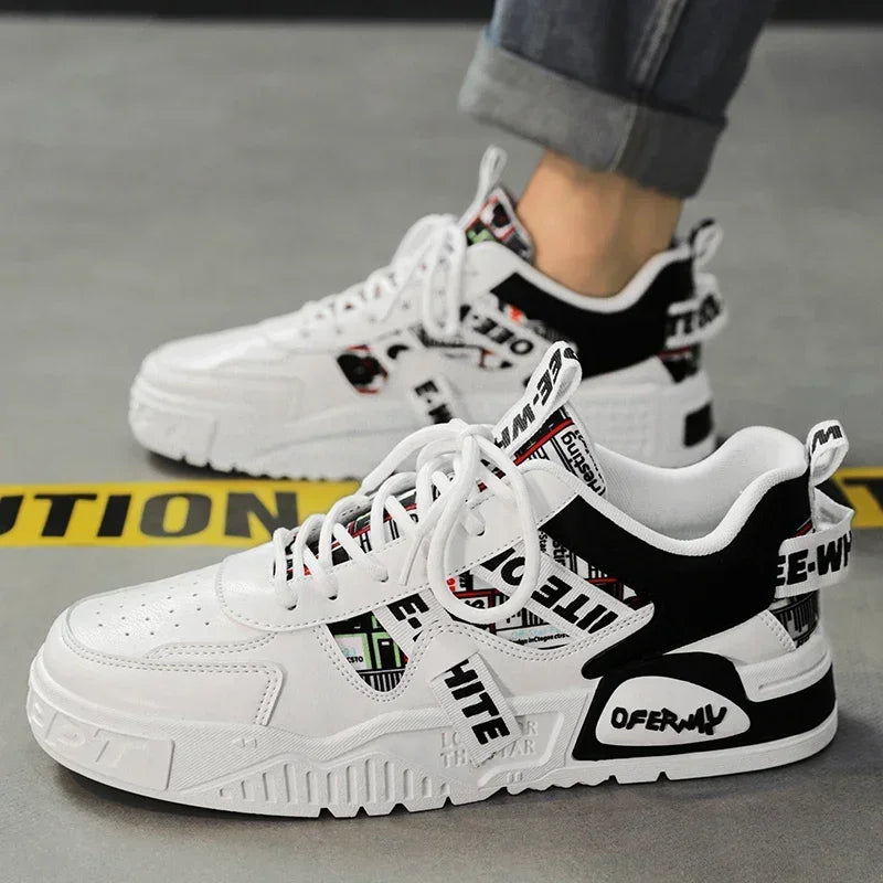 Sapatilhas de skate para homem, verão, em pele, casuais, moda, outdoor, corrida, desporto, caminhada, ténis, plataforma, designer, luxo