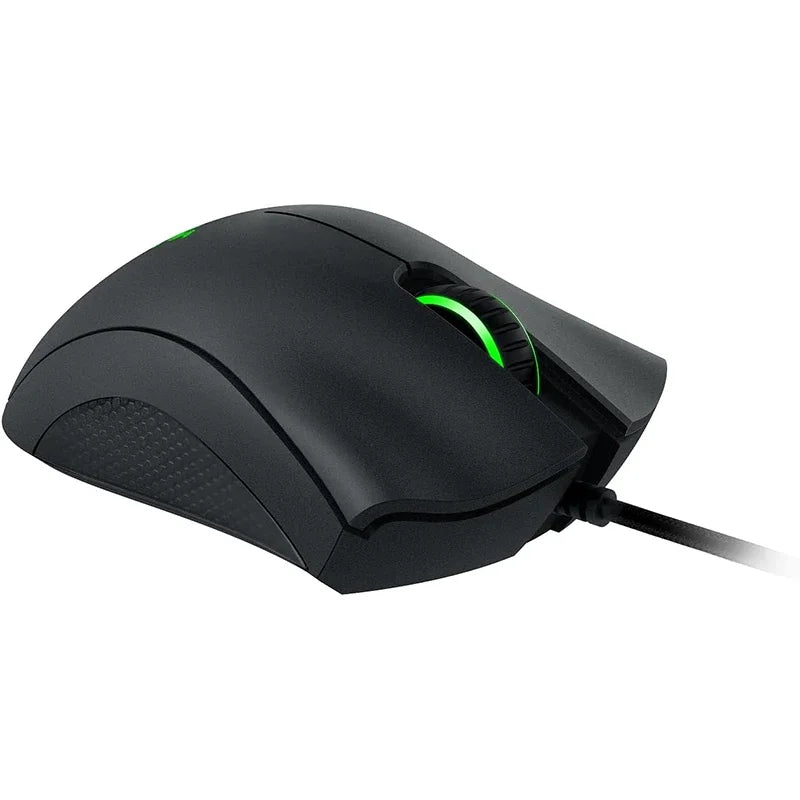 Mouse da gaming cablato originale Razer con sensore ottico 6400 DPI per laptop, mouse ottico ad alta velocità