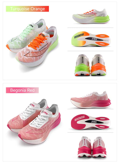 IRUNSVAN Lightweight Marathon Sneakers Men Running Shoes Breathable Sports Shoes Casual Comfortable Athletic Training Unisex