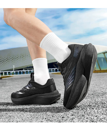 Scarpe da corsa nuove con piastra in carbonio per maratona, da uomo, sportive, traspiranti, leggere, comode da donna, sneakers atletiche antiscivolo casual