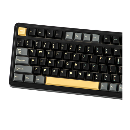 EPOMAKER X AULA EA75 MAX 75% ANSI-US-Layout Hot-Swap-Gasket kabelgebundene/BT/2.4GHz kabellose mechanische Tastatur mit Display & Drehregler