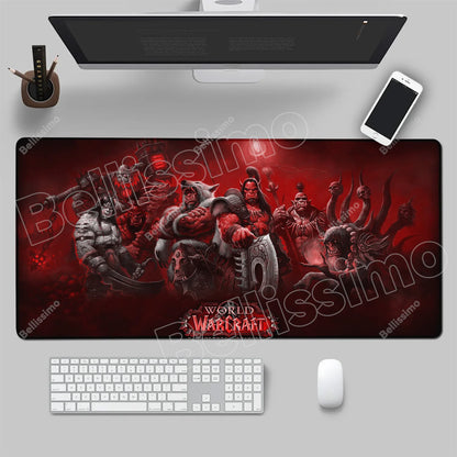 World Of Warcraft 90x40 suuri pelihiirimatto, pelipöydän alusta, Csgo-pelialusta, luonnonkumimatto, grande gamer XXL -tietokoneen hiirimatto