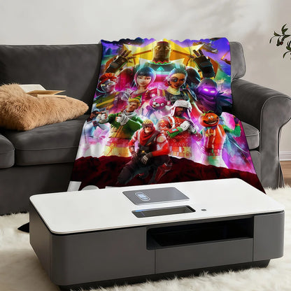 Blanket Throw Super Cozy Plush Living F-FORTNITES-ES Game Room Sofa Couch Childish Birthday Gifts