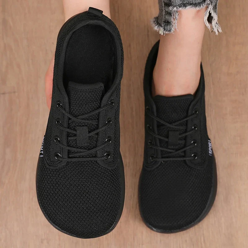 Women's Walking Flat Shoes Soft Mesh Suitable for Travel Wide Palms Lightweight Support Fitness and Leisure Sports Shoes for Men