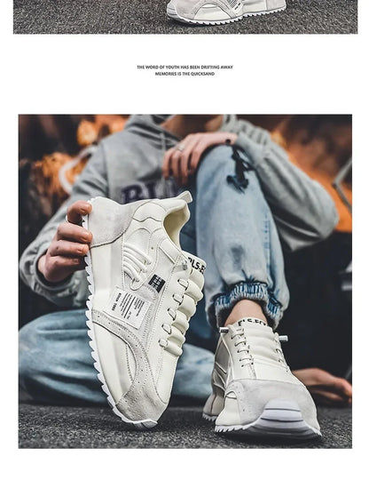 Men's Luxury Sneakers Sports Moccasins Chunky Casual Comfortable Breathable Trendy Designer Personality Shoes