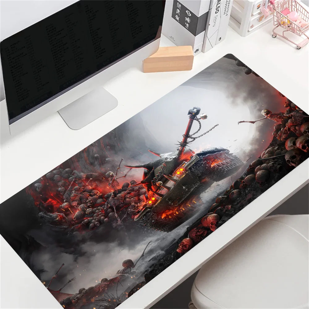HD Custom World of Tanks – veľká herná podložka pod myš, veľký rozmer, anime podložka pod myš, personalizovaná pre CS:GO, Zelda, World of Warcraft, podložky na stôl
