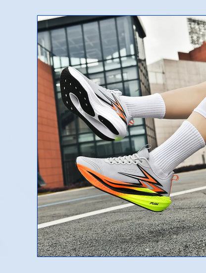 Running Shoes Carbon Board Speciality Marathon Men Sports Breathable Lightweight Women's Comfortable Athletic Nonskid Sneakers
