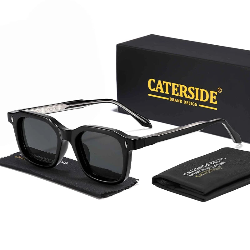 CATERSIDE Fashion Simple Men Sunglasses High Quality Brand Design Sun Glasses Women Outdoor Party Vacation Travel Eyeglasses
