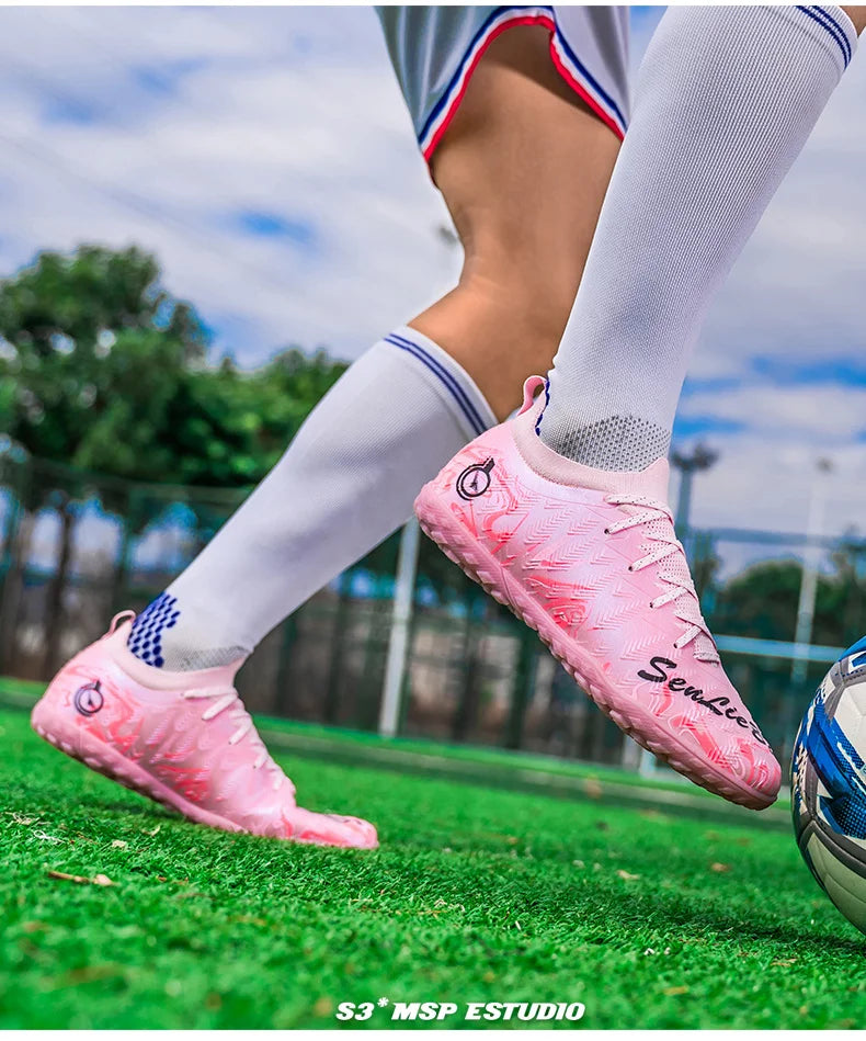 Professionelle Fußball-Sneaker für Herren und Damen, hochwertige modische Fußballschuhe für Herren, große Größe 46, Futsal-Schuhe, Herren-Trainer