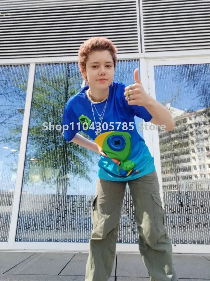 Anime Fortnite T-Shirts Girl Clothing T-Shirt Boys White Cartoon Tees Baby Summer Shirts Cute Printed Tops Costume
