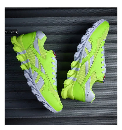 men's and women's running shoes breathable casual sneakers anti-slip vibration comfortable walking shoes 38-46