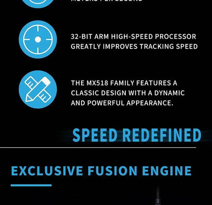 Mouse gaming Logitech G402 Fusion Engine Tech, 4 impostazioni DPI, processore 32-bit, antiscivolo, per gaming competitivo professionale