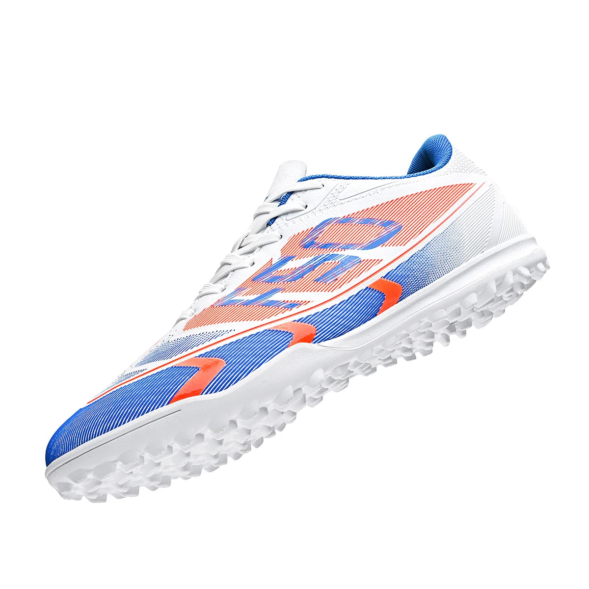 Chaussures de football TF économiques, tige en mélange PU, crampons en caoutchouc dense, antidérapantes, durables, chaussures de football pour terrain synthétique à prix abordable
