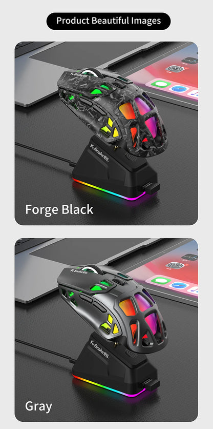 Lenovo X9Pro Tri-Mode Wireless Mouse 2.4G Bluetooth Wired Lightweight Magnetic Charging Dock Desktop Laptop Gaming&Office