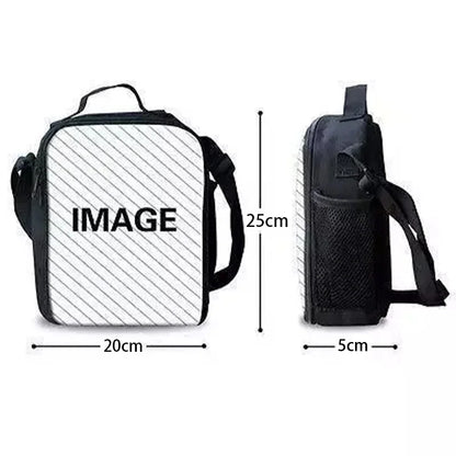 Hot Game Child Insulated Large F-FortniteS Capacity Bag for Boy Girl Student Outdoor Picnic Resuable Thermal Cooler Lunch Box