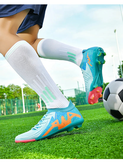 Nouvelles chaussures de football professionnelles pour hommes, chaussures de soccer pour adultes, crampons de football, chaussures de sport ultralégères pour l'entraînement et les activités de plein air, pointures 35-4