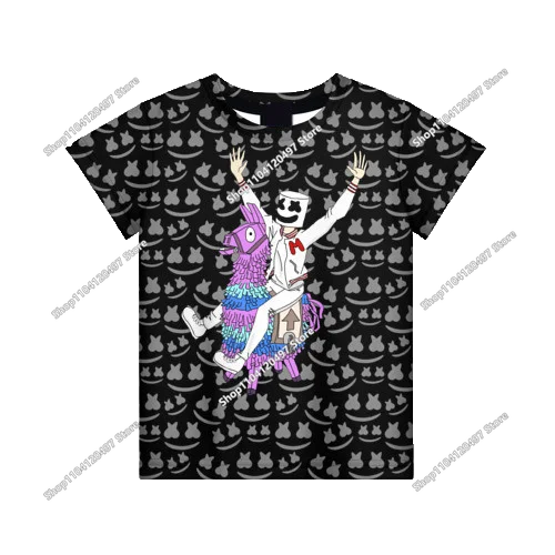 Summer Fashion Fortnite Mascot 3D Print Kids T-Shirt Casual T-shirt Boys Girls Unisex Children's Clothing T-shirt Tops