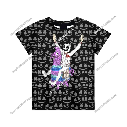 Summer Fashion Fortnite Mascot 3D Print Kids T-Shirt Casual T-shirt Boys Girls Unisex Children's Clothing T-shirt Tops